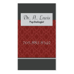 Psychologue et carte de visite médical - monogramm