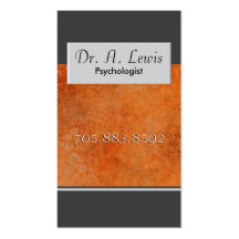 Psychologue et carte de visite médical - monogramm