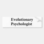 Psychologue évolutionnaire autocollant pour voiture