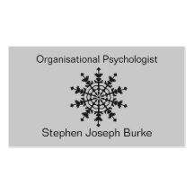 Psychologue organisationnel - Stephen Joseph Burke Cartes De Visite Personnelles