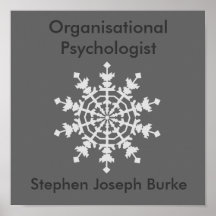 Psychologue organisationnel - Stephen Joseph Burke Poster