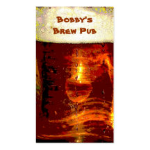 Pub de Brew Cartes De Visite Personnelles