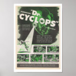 Publicité 1940 de film de Dr. Cyclops Posters