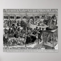 Publicité par affichage, "le Barnum et le Bailey Posters