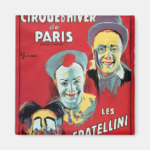 Publicité par affichage le 'd'Hiver De Paris de Ci Magnets Pour Réfrigérateur