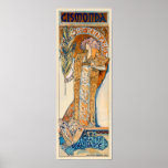 Publicité parisienne de théâtre de Sarah Bernhardt Posters