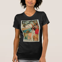 Publicité vintage de voyage d'Antibes France T-shirts