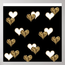 Puce de chocolat et biscuits de sucre affiches