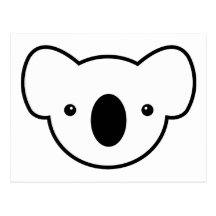 Pudding le koala carte postale