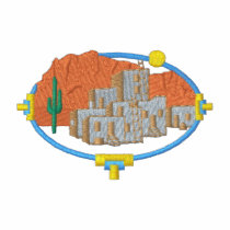 Pueblo polos brodés
