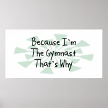 Puisque je suis le gymnaste affiches