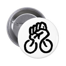 Puissance de bicyclette ! pin's avec agrafe