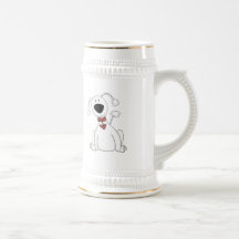 Puissance de caniche tasse à café