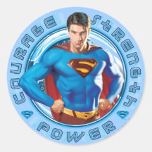 Puissance de force de courage de Superman Adhésif