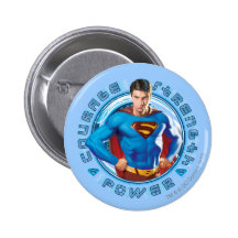 Puissance de force de courage de Superman Badges Avec Agrafe