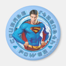 Puissance de force de courage de Superman Aimants Pour Réfrigérateur