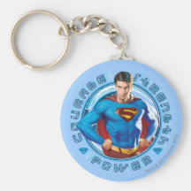 Puissance de force de courage de Superman Porte-clé