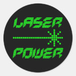 Puissance de laser des années 1980 de tigre de Cor Adhésifs