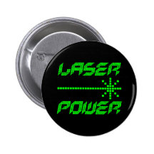 PUISSANCE de LASER des années 1980 de TIGRE de COR Badges