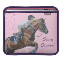 Puissance de poney ! Douille équestre d'iPad Poches iPad
