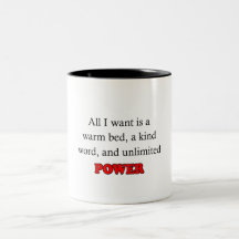 Puissance illimitée tasse