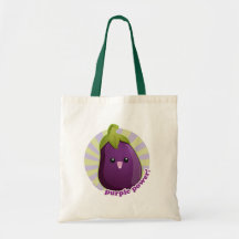Puissance pourpre ! sacs en toile