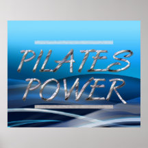 Puissance SUPÉRIEURE de Pilates Affiches