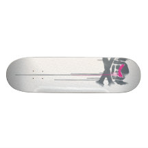 Pulvérisez les égouttements de Suédois - blancs/gr Plateaux De Skateboards Customisés