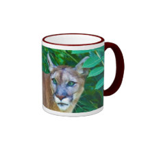 Puma dans la tasse de jungle