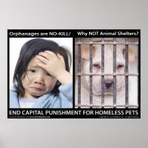 Punition capitale de fin pour l'affiche sans abri 