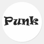 punk autocollants ronds