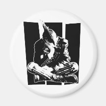 Punk GASPILLÉ Aimants