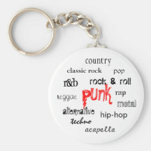 Punk rock Keychain Porte-clé