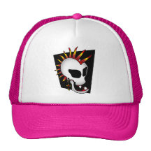 PUNK SKULL-2 CASQUETTES DE CAMIONNEUR