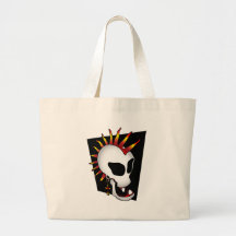 PUNK SKULL-2 SACS FOURRE-TOUT