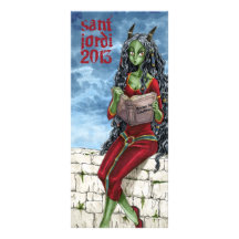 Punt llibre de Drac Sant Jordi 2013 Double Cartes Customisées