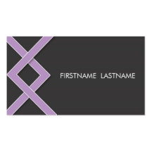 Purple Knot Personal Networking Business Cards