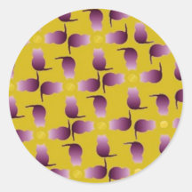 purplegoldcatdigiflora adhésif