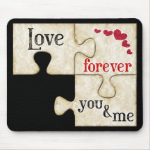 Puzzle d'amour - Mousepad Tapis De Souris