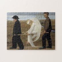 Puzzle enroulé de l'ange de Simberg