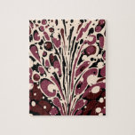 Puzzle marbré par rouge foncé puzzles