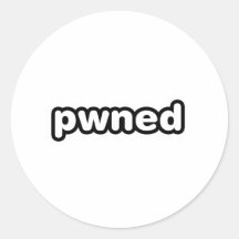 pwned - le jeu de gamer a possédé des jeux vidéo autocollants