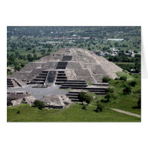 Pyramide de la lune, Teotihuacan, Mexique Cartes