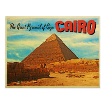 Pyramide le Caire Egypte de Gizeh Carte Postale