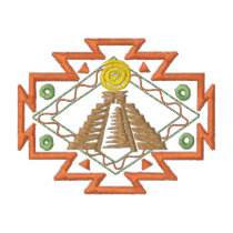 Pyramide maya polos brodés