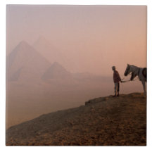 Pyramides de l'Afrique, Egypte, le Caire, Gizeh, G Carreaux En Céramique