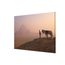 Pyramides de l'Afrique, Egypte, le Caire, Gizeh, G Impression Sur Toile