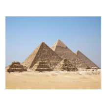 Pyramides de l'Egypte-Gizah Carte Postale