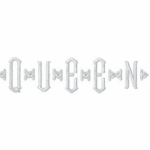 Q, U, E, E, N SWEATSHIRT À CAPUCHE AVEC BRODERIE
