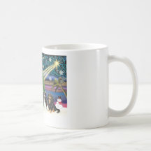 Quadruple de Magie-Cavalier de Noël Tasse À Café